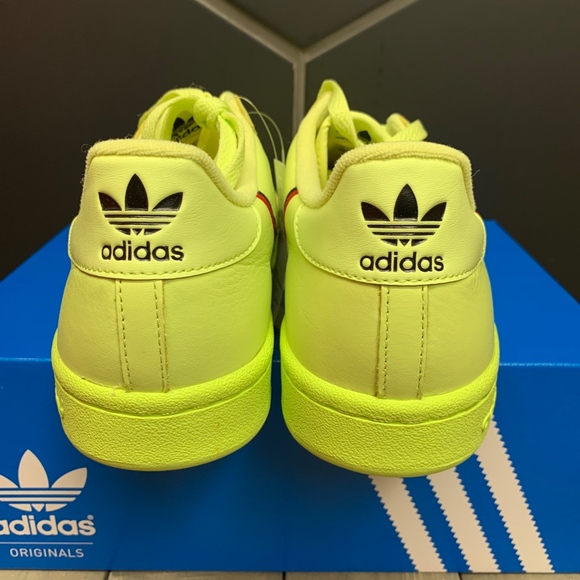 New Adidas Continental 80 Semi Frozen Yellow Shoe - Picture 4 of 6